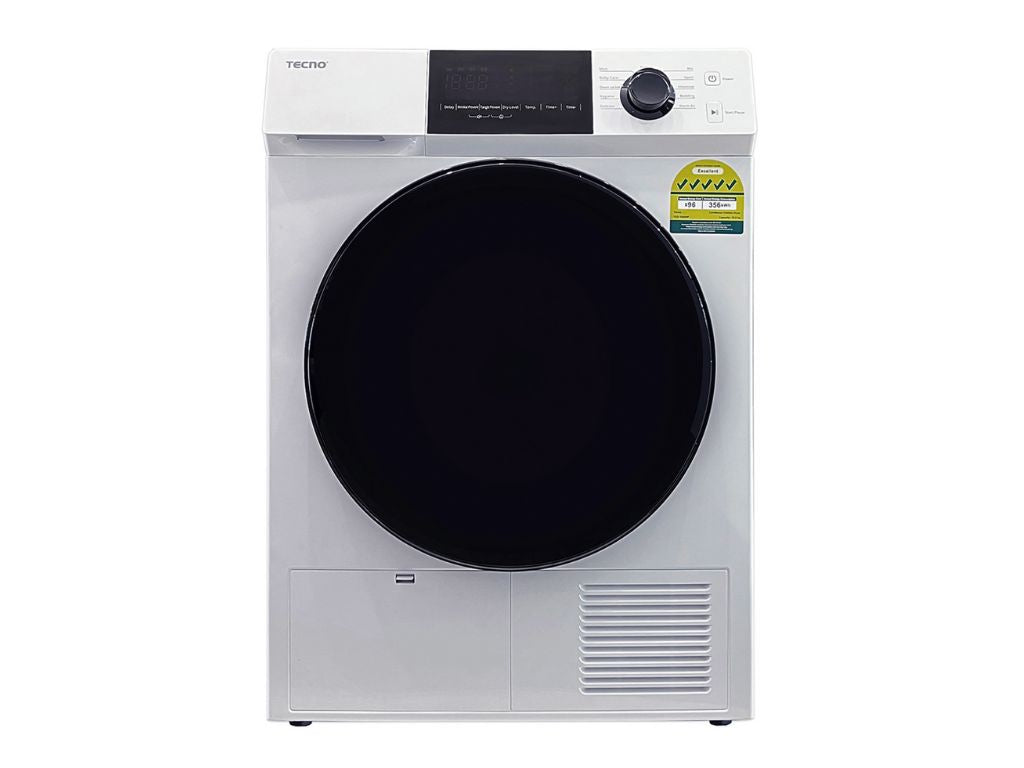 Tecno 10kg Heat Pump Dryer (TCD 1000HP)- 5✓✓✓✓✓