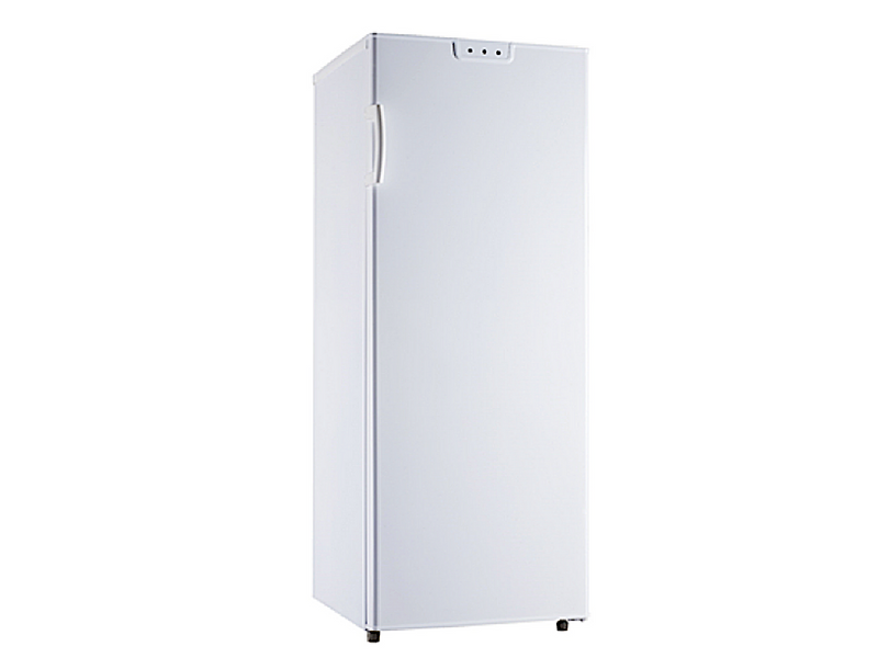 Butterfly 150L upright freezer with 4 transparent drawers + 1 pull up flap compartment 