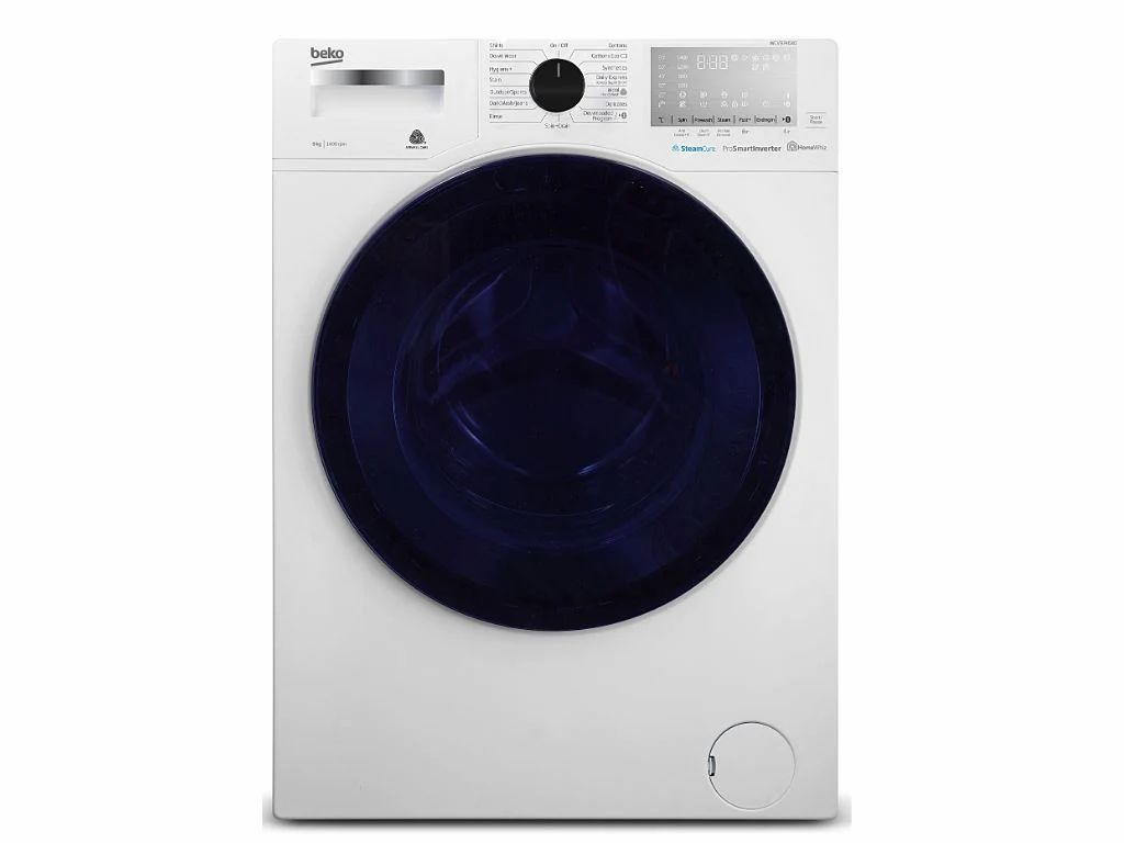 Beko 9kg Washer with Bluetooth & SteamCure – 4 ✓ ✓ ✓ ✓ (WCV9746X0)