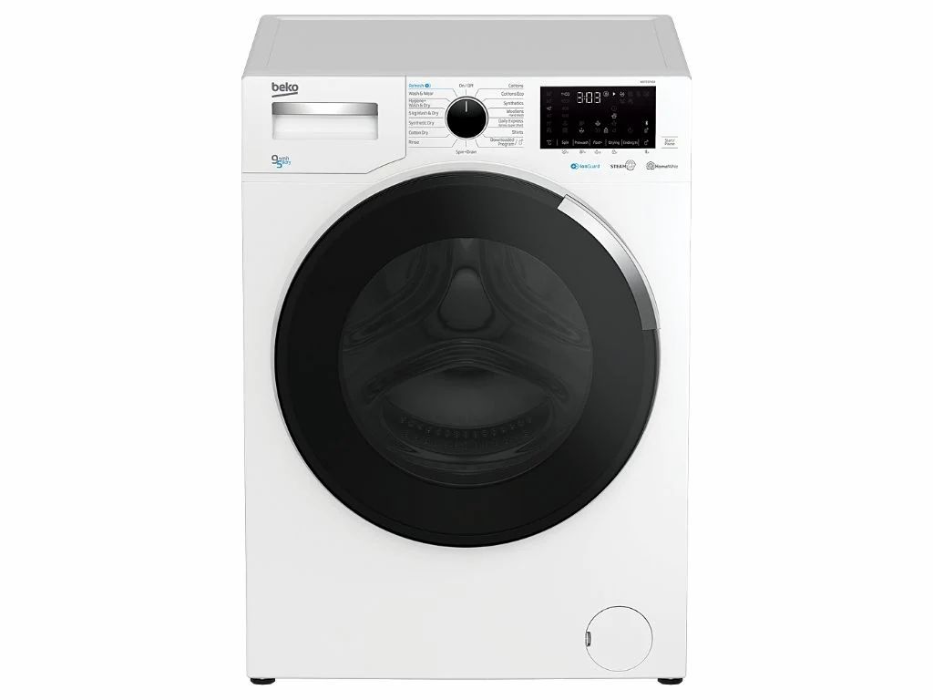 Beko Washer Dryer (9kg/5Kg) with Bluetooth & SteamCure – 4 ✓ ✓ ✓ ✓ (WDTE9746X)