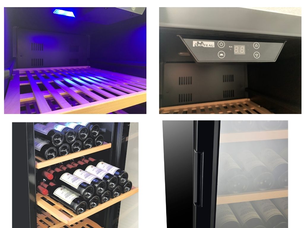 Chateau Wine Cooler (120 Bottles), CW100THSNS