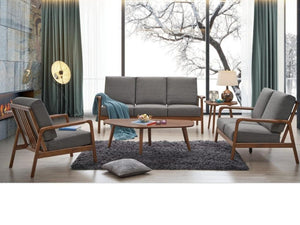 Wooden Sofa Set with Fabric Covers (DA306)