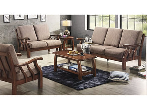 Wooden Sofa Set with Fabric Covers (DA313)