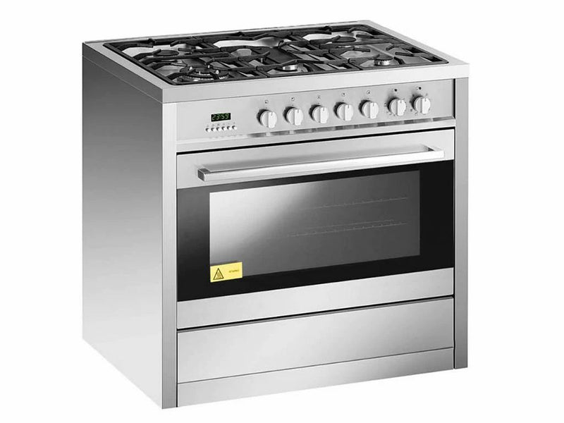 EF Freestanding Stainless Steel Gas Cooker with Electric Oven