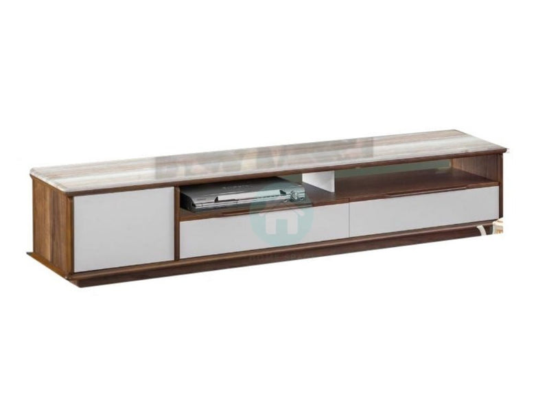 Shannon TV Console with Cultured Marble Top (DA6319)