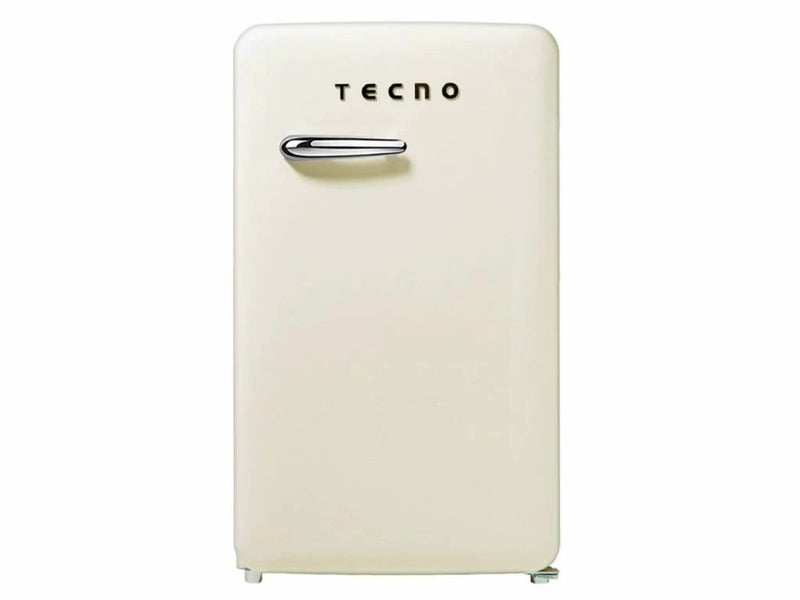 Tecno Retro Series Frost Free Freezer / Fridge - Cream Color (TFF1388R), 120L